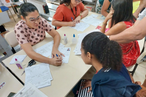 Notícia: Seju promove ações de cidadania em escola de Belém
